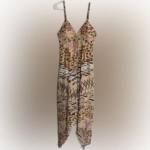 APOLLO 🌞 Animal Print Maxi Dress